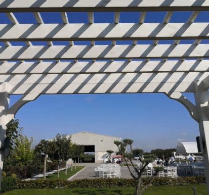 Pergole detay görüntüsü