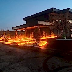 Özel villa Led Gece Aydınlatması